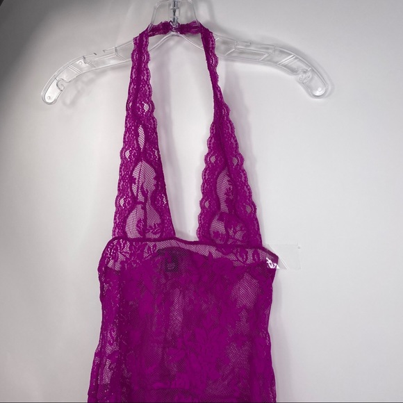 Victoria's Secret Womens Lace Plunge Purple Lingerie Extra Small - Picture 7 of 12